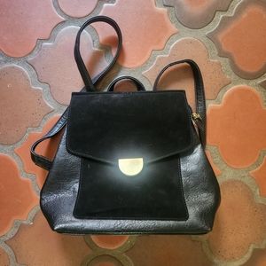 Moda Luxe Heather Suede Convertible Backpack